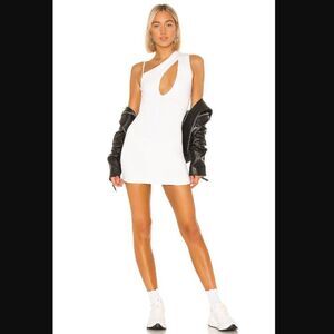 NWT Revolve x h:ours Safia Mini Dress in White | Size XS